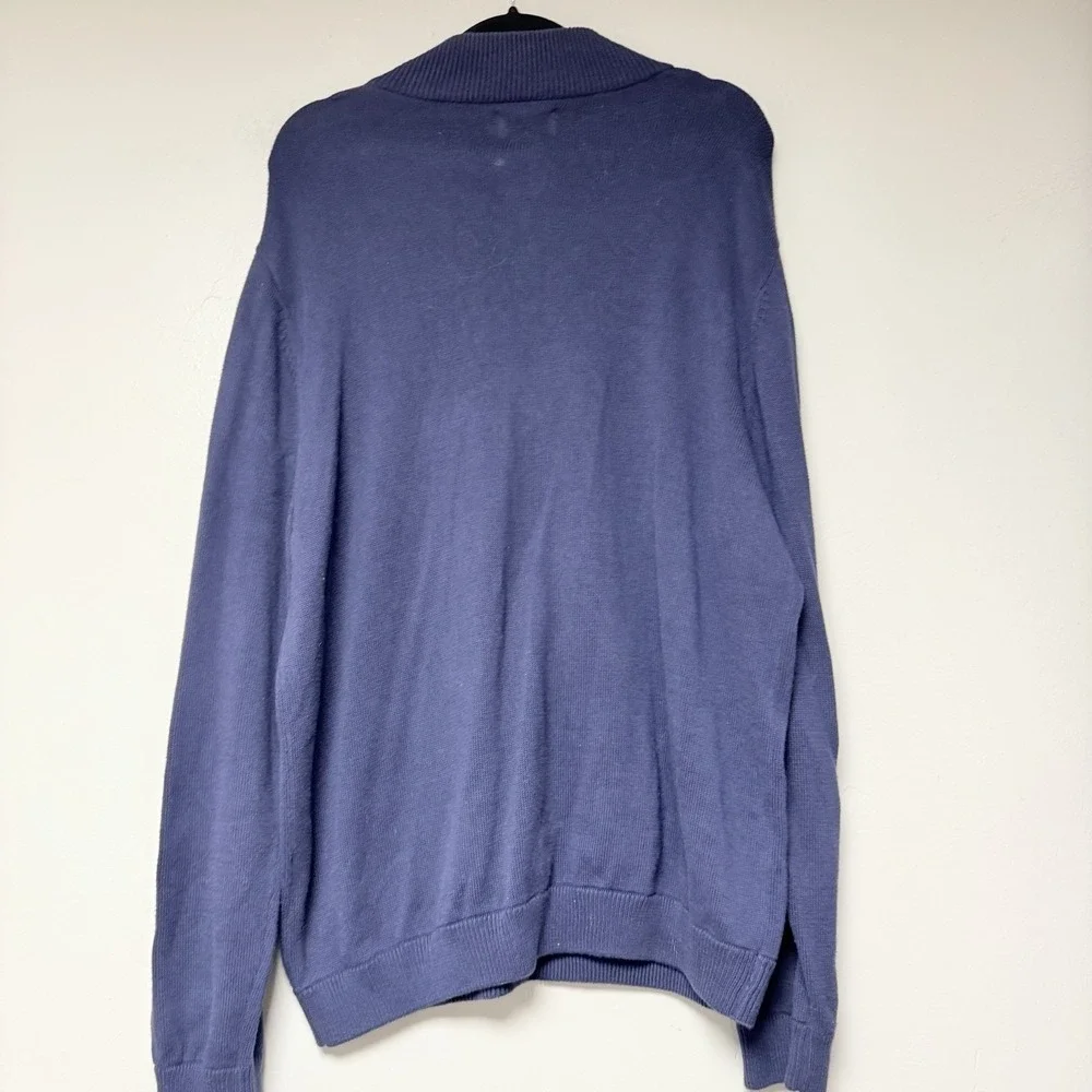 Walter‎ Hagen 3/4 Zip Blue Pullover Size L